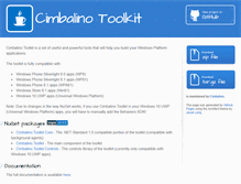 Tablet Screenshot of cimbalino.org